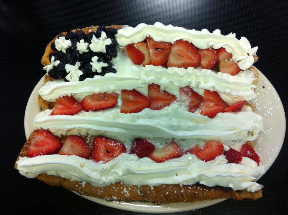 american flag cake desert