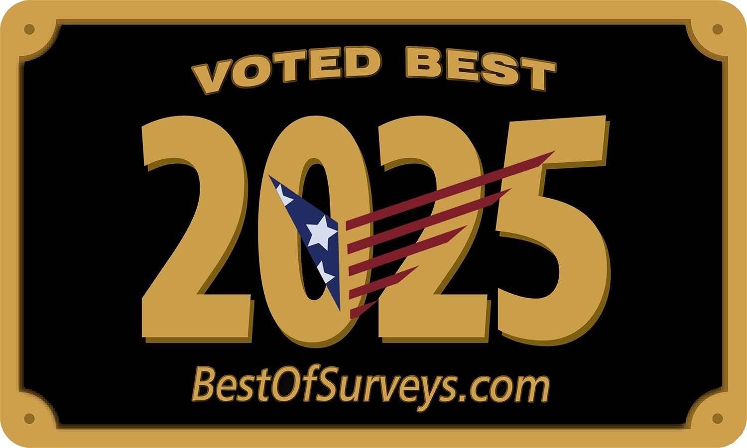 voted best 2025 bestofsurvey.com badge